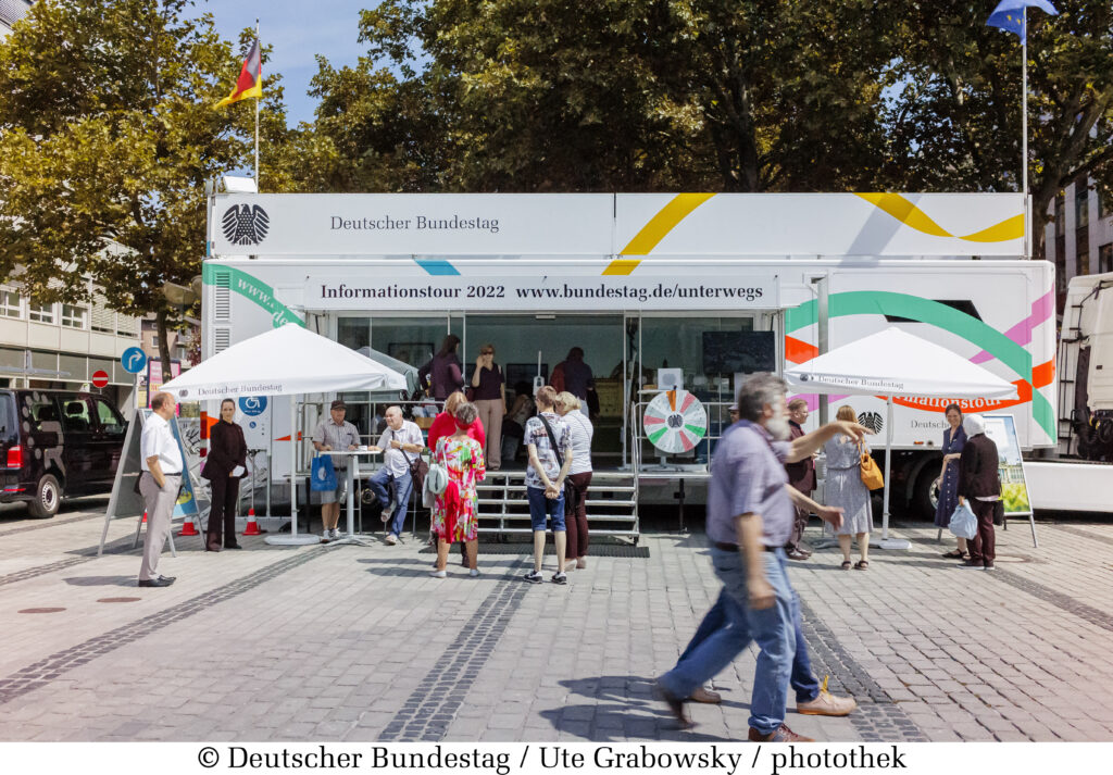 Das Infomobil des Bundestages